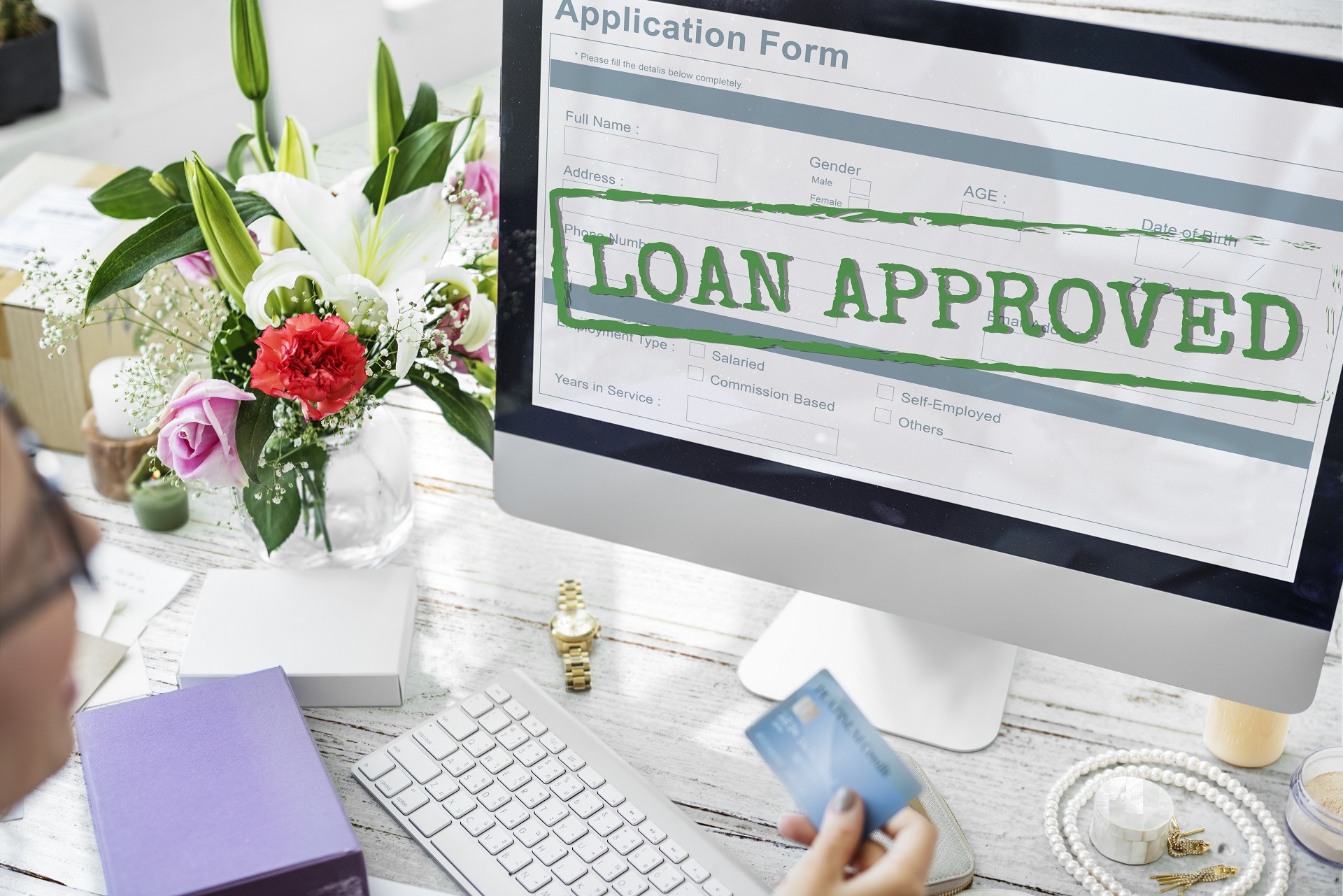 Loan approved form on clipboard representing VA loan limits and approval process in South Carolina